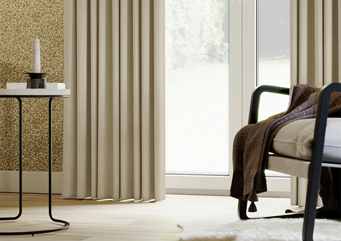 Roslin (Blackout), Monroe Bisque - Made to Measure Curtains - Image 5